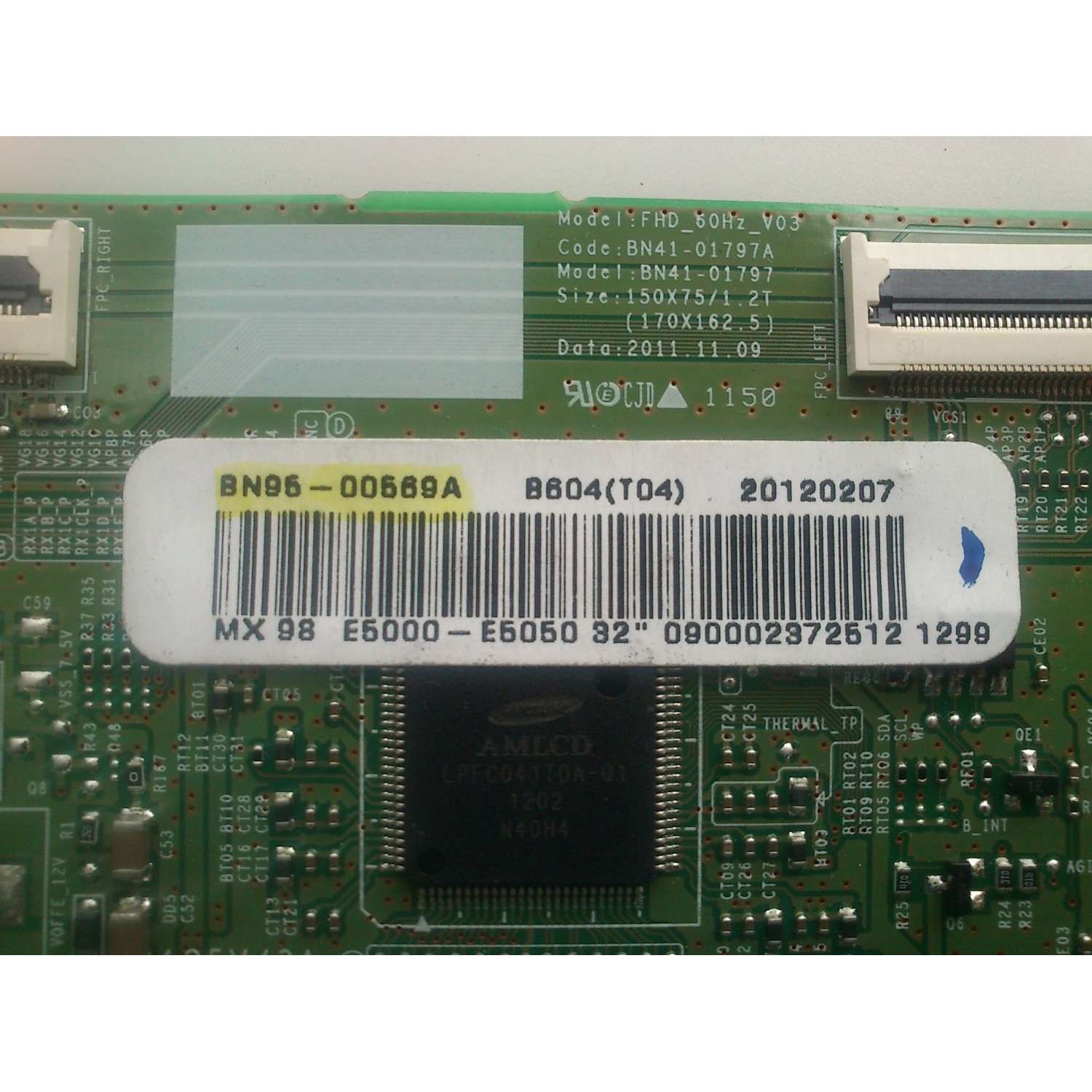 T-CON / SAMSUNG BN95-00569A UN32EH5000FXZA / UN32EH5300FXZA - Imagen 2